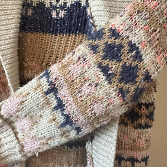 Cat & Jack 3T Cardigan Cozy Bohemian Casual - Picture 2 of 4